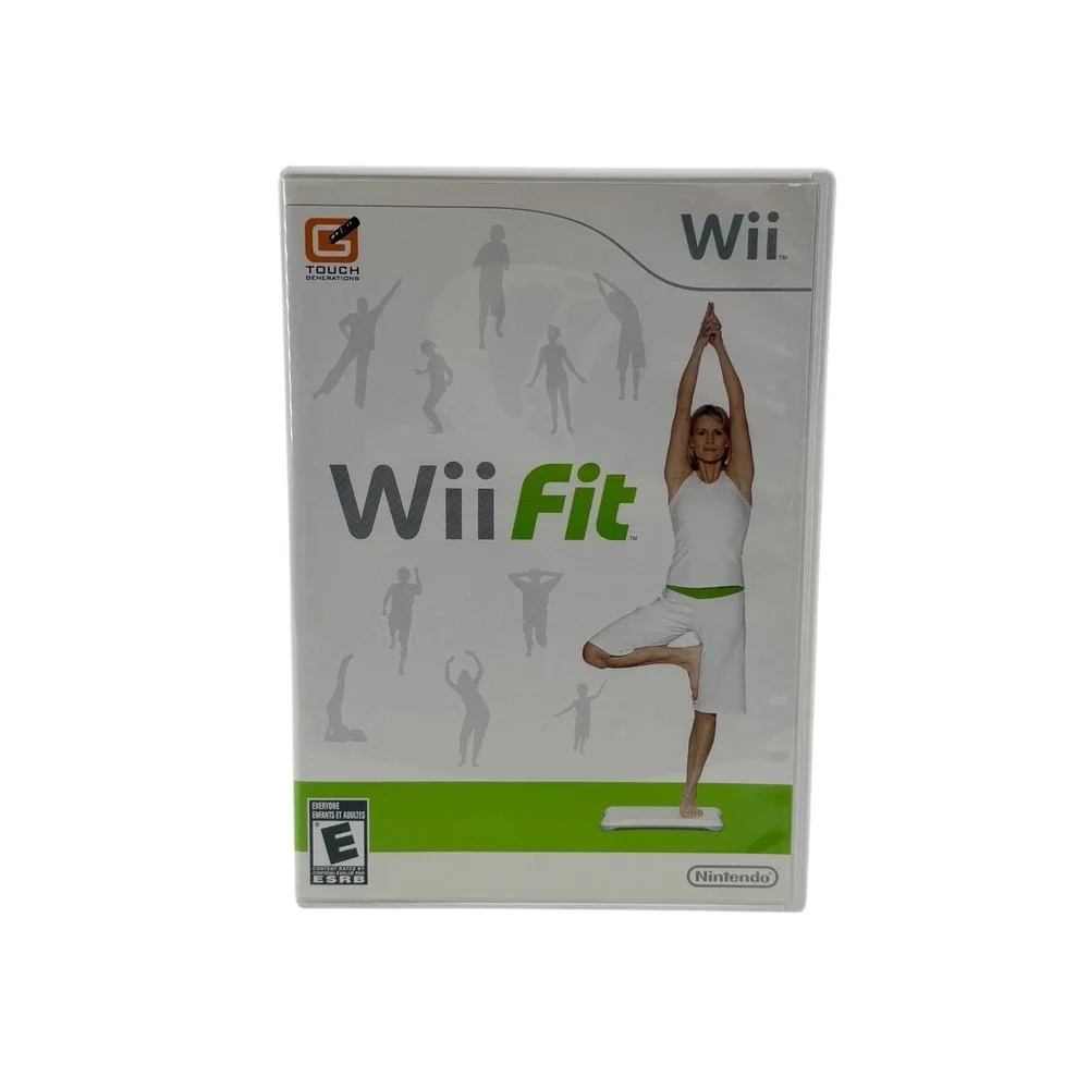 Nintendo Wii - Wii Fit Video Game with Manual and Inserts RVL-RFNE-USA Tested